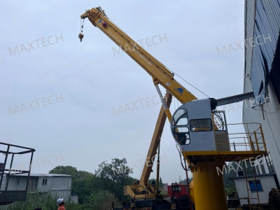 MAXTECH 1T30M Telescopic Boom Marine Crane: An Innovative Force in Marine Operations