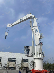 MAXTECH’s 20T@15m Ship Deck Crane: A Marvel of Maritime Engineering