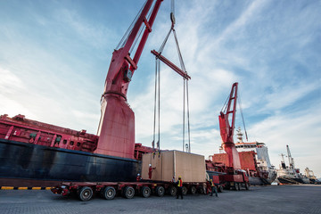 Cargo Ship With Crane: Powering Global Trade and Maritime Operations