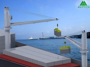 Container Handling Marine Offshore Crane & Spreader Systems for Ships