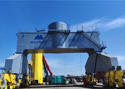 MAXTECH’s 45t40m Rail-mounted Mobile Crane: Under Scrutiny of Russian Customers
