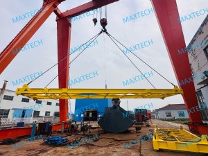 20ft/40ft high quality semi-automatic container spreader with CE ,BV certificate