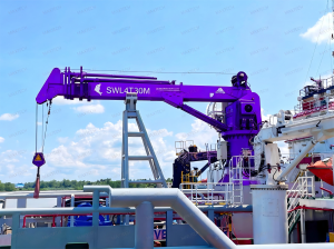 Telescopic Boom Crane Ship Deck Crane for Offshore and Wind Industry