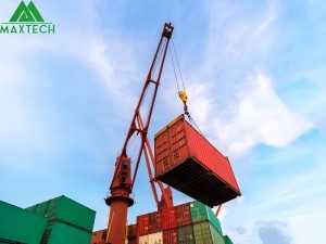 Container Handling Marine Offshore Crane & Spreader Systems for Ships