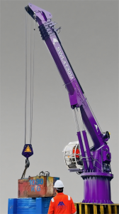 Telescopic Boom Crane Ship Deck Crane for Offshore and Wind Industry