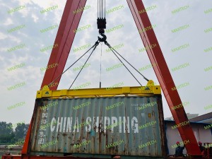 20ft/40ft high quality semi-automatic container spreader with CE ,BV certificate