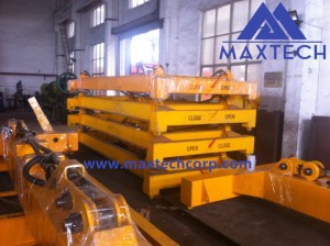 20ft 40ft semi automatic mechanical container spreader