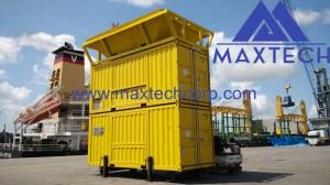 Máy cân và đóng bao 50/100kgⅠⅠ-PD trong container di động