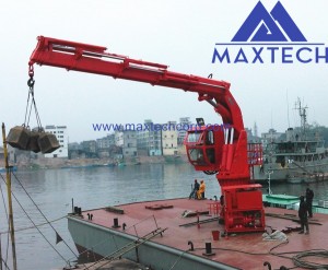 Electrical Hydraulic Knuckle Boom Crane Marine Crane with ABS BV CCS CE Certification