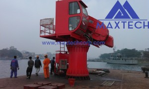 Electrical Hydraulic Knuckle Boom Crane Marine Crane with ABS BV CCS CE Certification