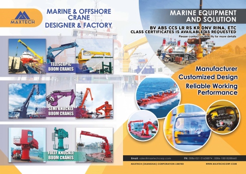 Global Marine Crane Race Intensifies: MAXTECH Leads with Customization Strength