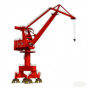 Rail-Mounted Port Crane with Grab and Container for Port & Terminal
