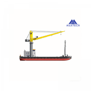 Heavy-Duty Ship Deck Barge Crane: 35–45 Ton SWL for Safe Transshipment