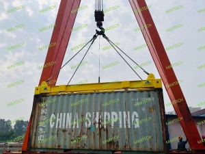 Factory Supply Top Quality 20ft 40ft Semi-automatic Container Spreader Lifting Spreader Beams