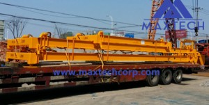 20ft 40ft semi automatic mechanical container spreader