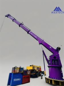 Telescopic Boom Crane Ship Deck Crane for Offshore and Wind Industry