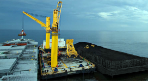MAXTECH Port Feeder Barge Self-Propelled Green Logistics Solution with Integrated Crane Capability