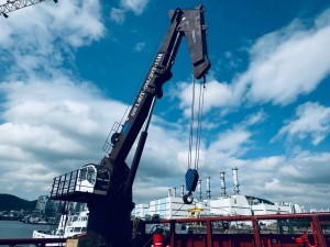 Maxtech knuckle boom marine crane 