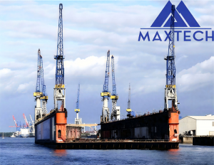 Rail Moving Crane Stiff Boom Crane Mobile Harbour with steel wire luffing